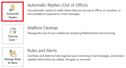 Web page snippets out of office activation
