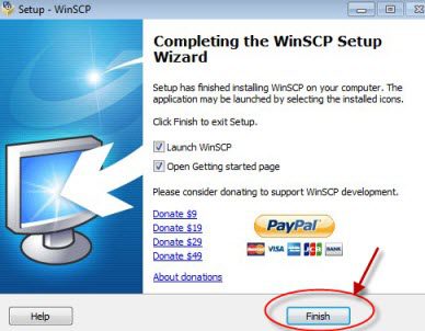 WinSCP 6.1.1 instaling