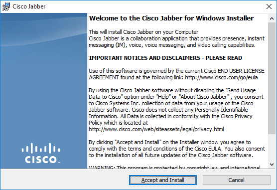 Cisco Jabber for Windows Installation Guide - BCIT