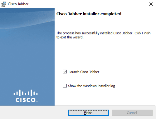 Cisco Jabber for Windows Installation Guide - BCIT