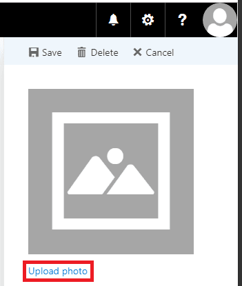 Screen shots on how to do profile pics in Outlook
