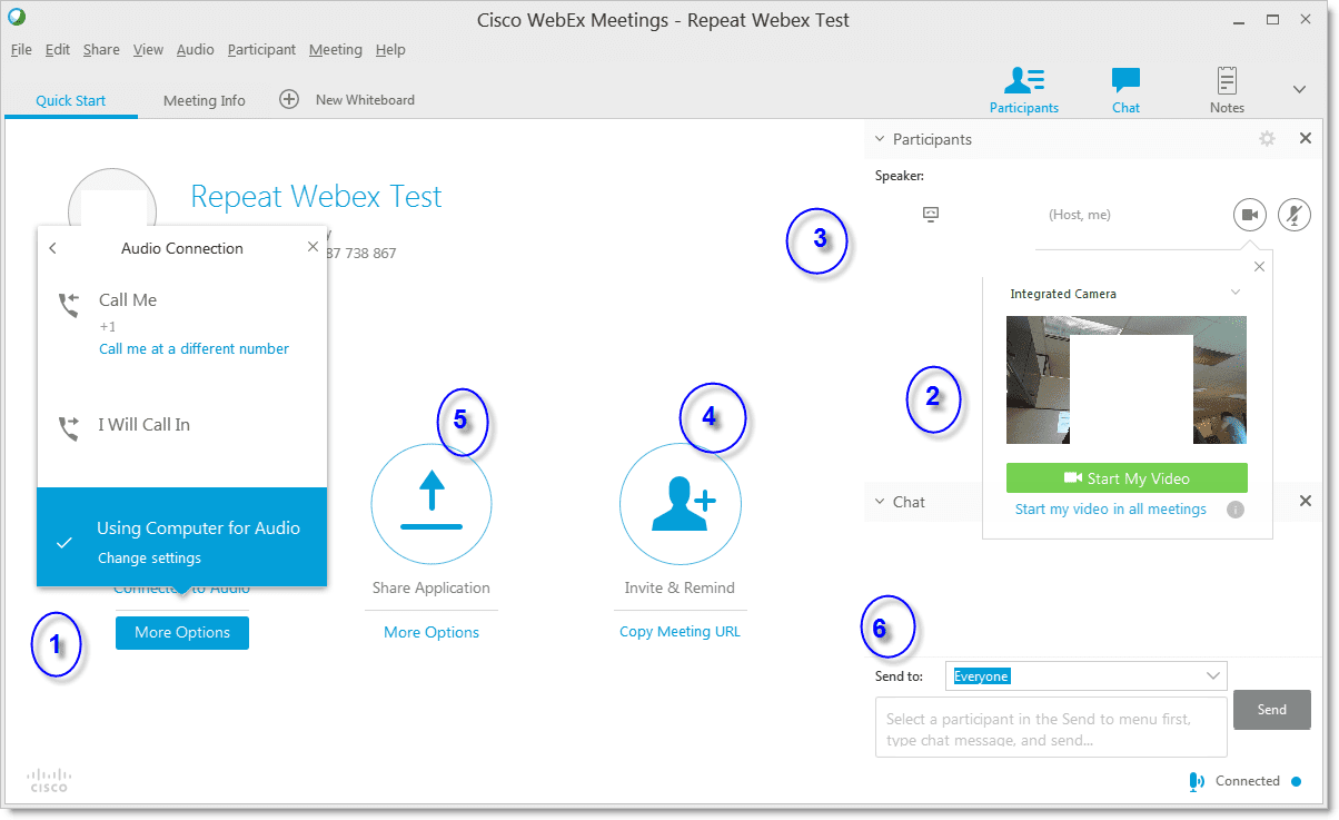 cisco webex mac interface