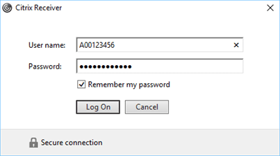 Citrix receiver enter bcit id and password credentials.
