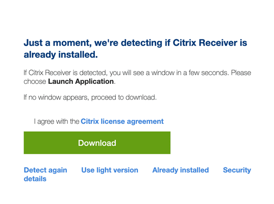 download latest citrix receiver for mac