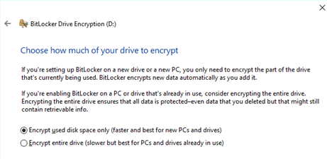 Encrypt a USB drive or external hard drive with BitLocker : Red River  College Polytechnic: Information Technology Solutions