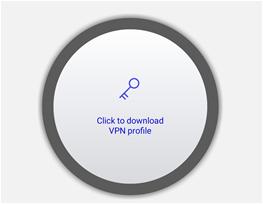 Web page snippet click to download vpn profile.