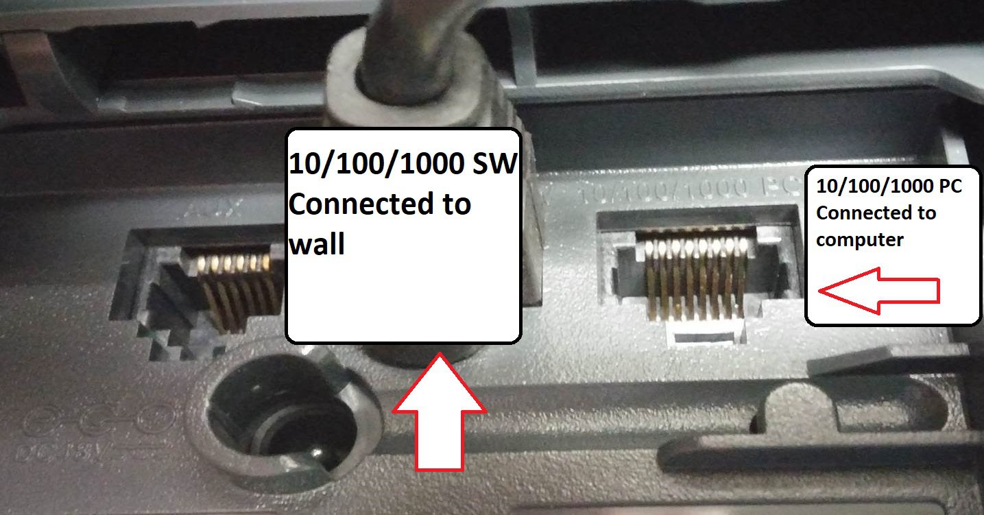 computer back panel showing ports.