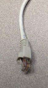 beige network cable