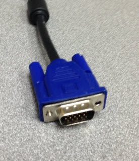 blue vga cable