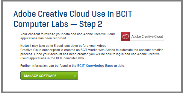 Adobe creative cloud BCIT computer lab consent screen-step2.