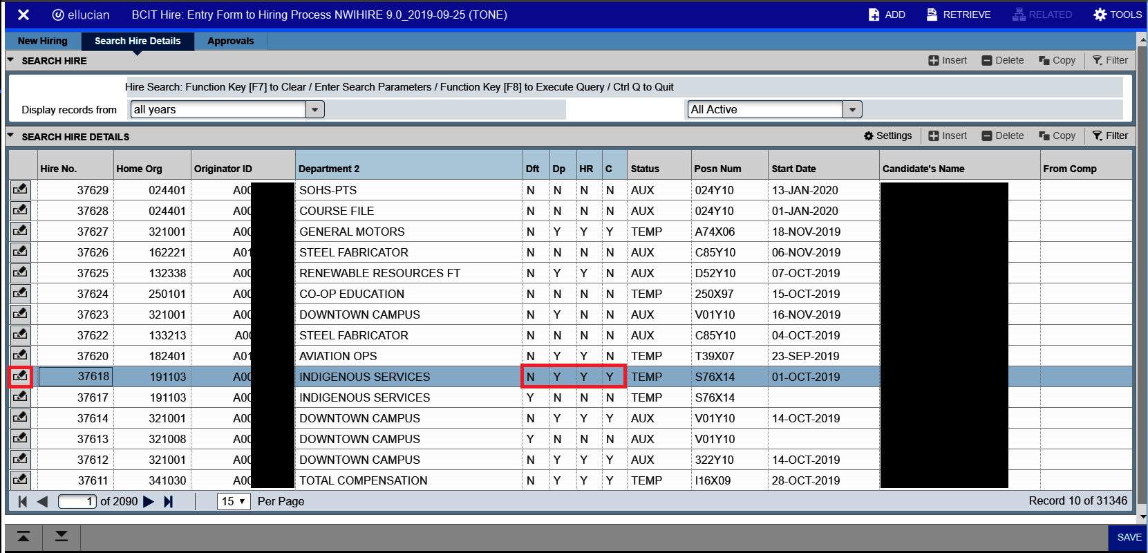Hiring Process in Banner 9 EHire Instructions for Approvers BCIT
