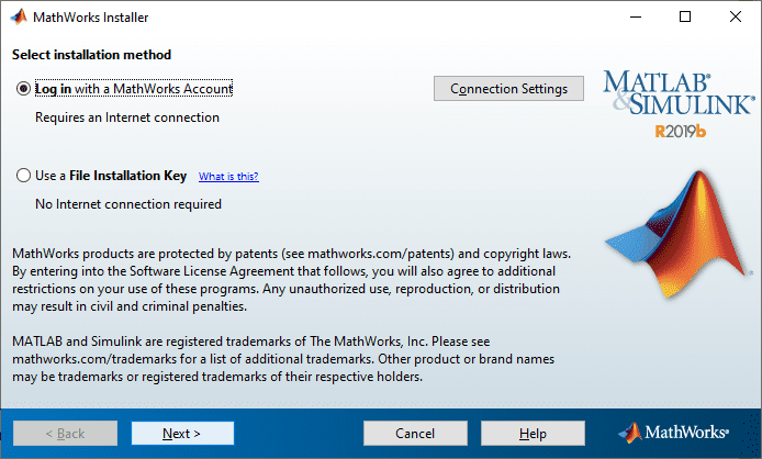 configuration settings for mathworks