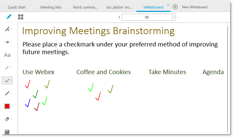 webex annotation tools