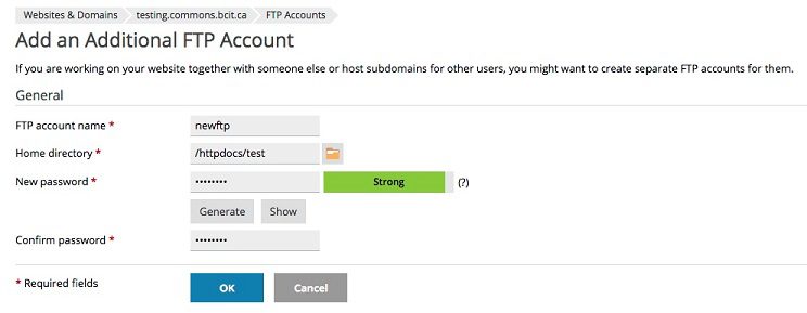 Add ftp account diagram