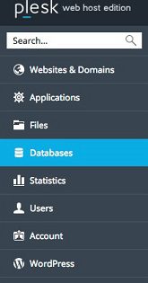 database menu