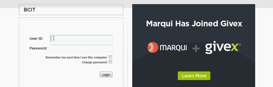 screen shot of my settings for Marqui