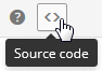 screen shot of source code icon