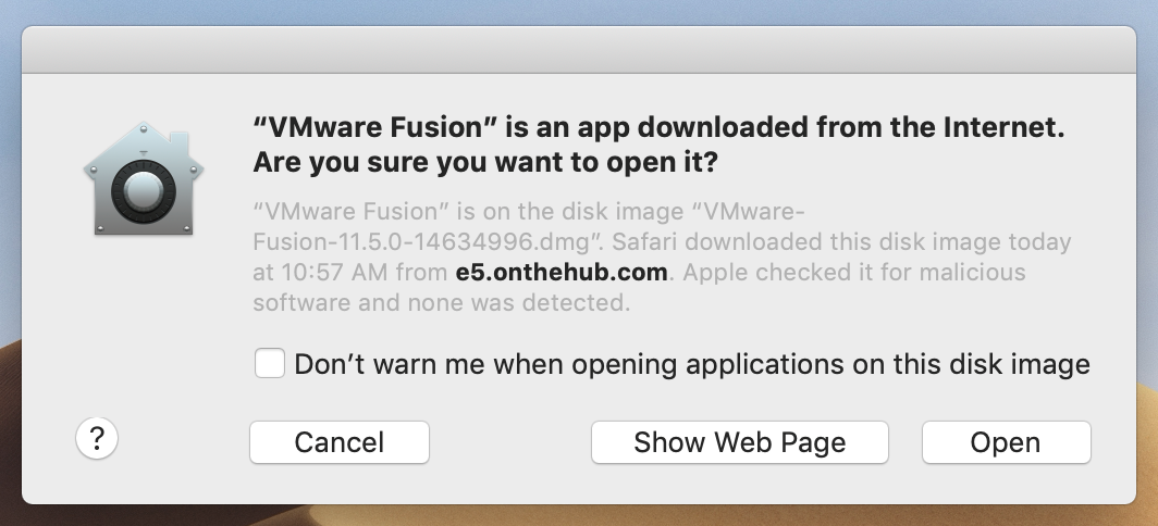 how to download vmware fusion on mac with windows 10