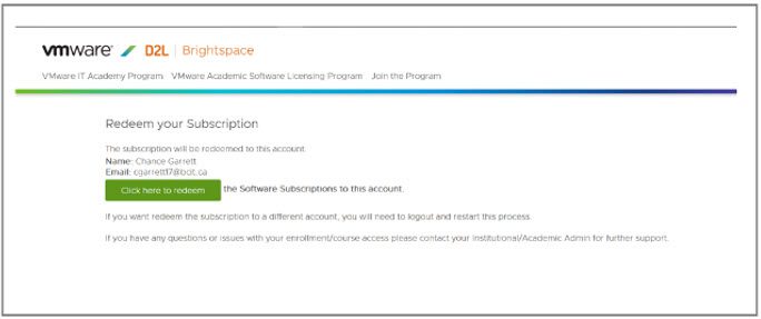 Screenshot Software VMware registration image 3