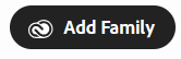 Black add family button with creative cloud icon