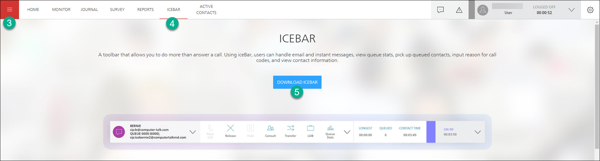 Screenshot Downloading iceBar onto your Desktop