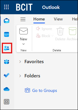 Screenshot Outlook OWA and clicking on People icon